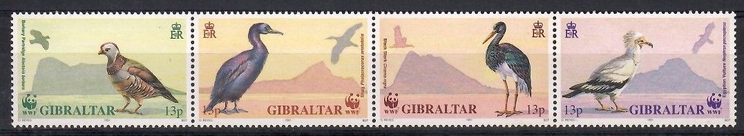 Znaczek Gibraltar 1991 Mi 619-622 Czyste **