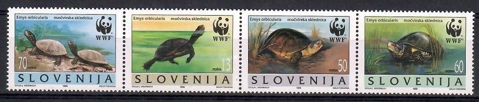 Znaczek Słowenia 1996 Mi 131-134 Czyste **