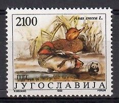 Znaczek Jugosławia 1989 Mi 2329 Czyste **