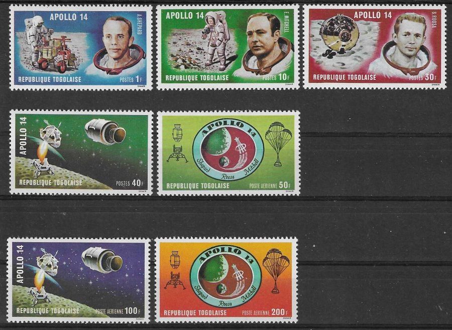 Znaczek Togo 1971 Mi 849-855 Czyste **