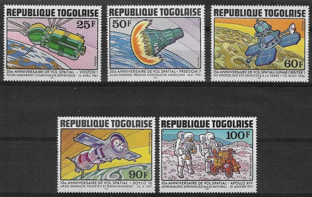 Znaczek Togo 1981 Mi 1577-1581 Czyste **