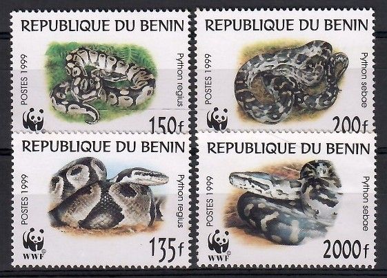 Znaczek Benin 1999 Mi spe 1159-1162 Czyste **