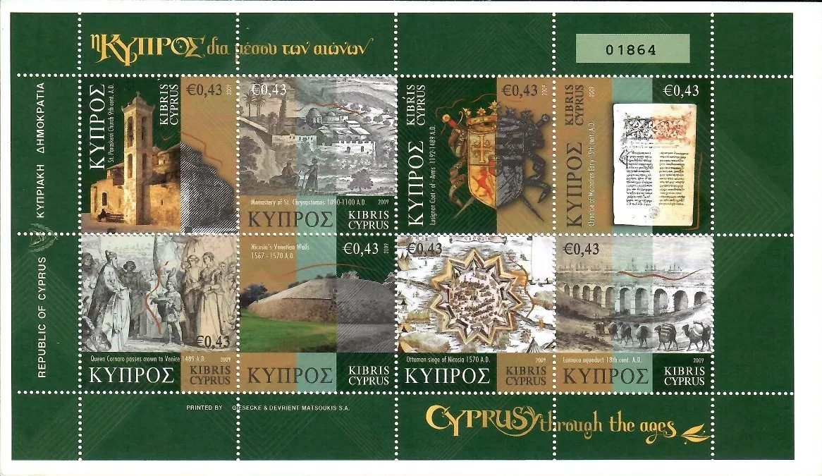 Znaczek  Cypr 2009 Mi mh 14 Czyste **