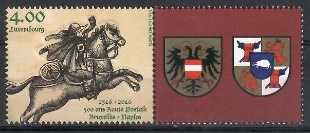 Znaczek Luksemburg 2016 Mi zf 2089 Czyste **