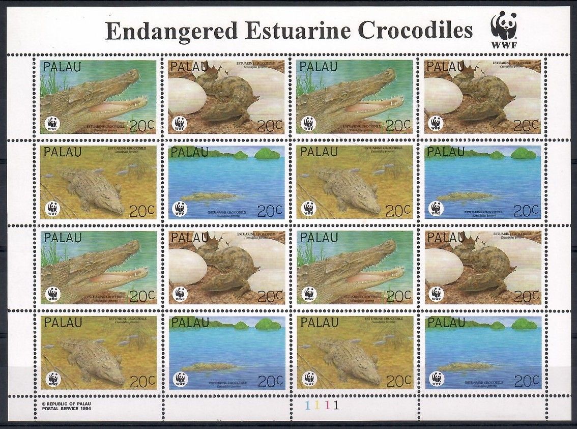 Znaczek Palau 1994 Mi ark 690-693 Czyste **