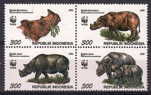 Indonezja 1996 Mi 1648-1651 Czyste **