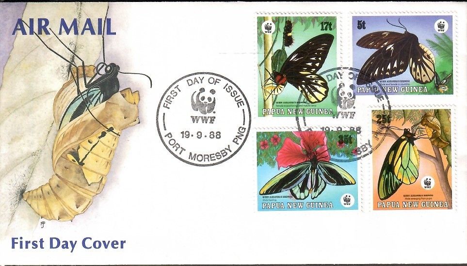 Znaczek Papua Nowa Gwinea 1988 Mi 574-577 FDC