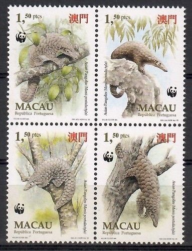 Znaczek Makau 1995 Mi 795-798 Czyste **
