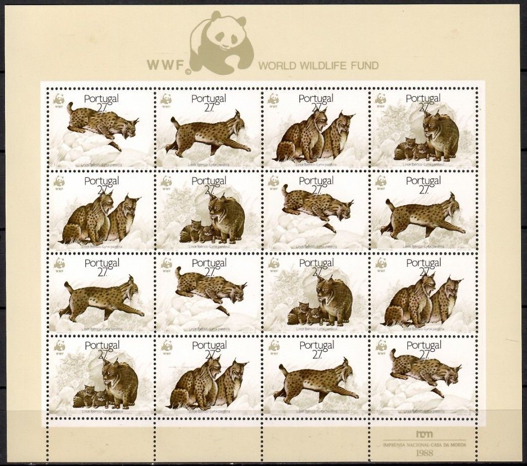 Znaczek Portugalia 1988 Mi ark 1741-1744 Czyste **
