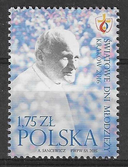 Znaczek Polska 2015 Mi 4760 Fi 4610 Czyste **