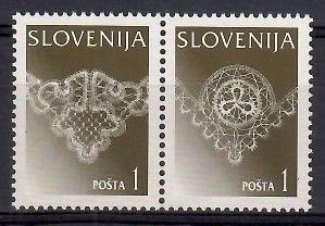 Znaczek Słowenia 1997 Mi 153-154yIII,IV Czyste **