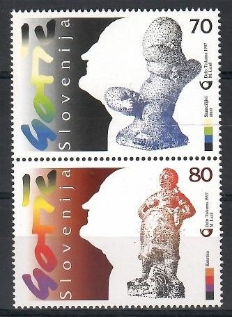 Słowenia 1997 Mi 208-209 Czyste **