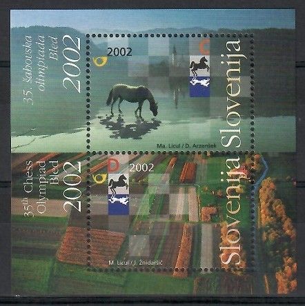 Znaczek Słowenia 2002 Mi bl 16 Czyste **