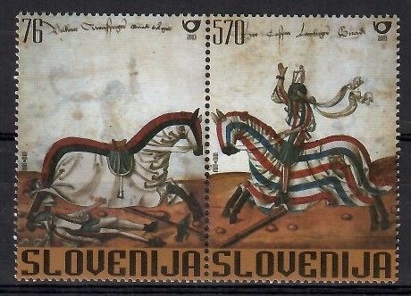 Znaczek Słowenia 2003 Mi 436-437 Czyste **