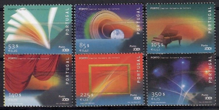 Znaczek Portugalia 2001 Mi 2508-2513 Czyste **