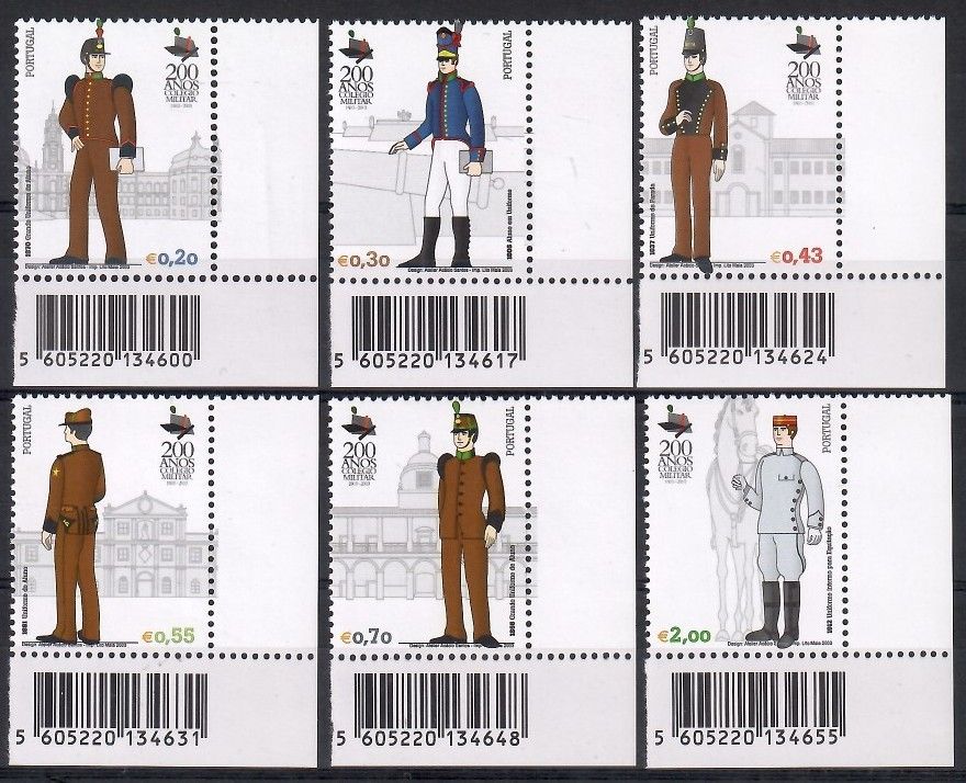 Znaczek Portugalia 2003 Mi 2634-2639 Czyste **