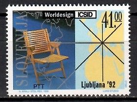 Znaczek Słowenia 1992 Mi 22 Czyste **