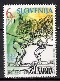 Znaczek Słowenia 1992 Mi 25 Czyste **