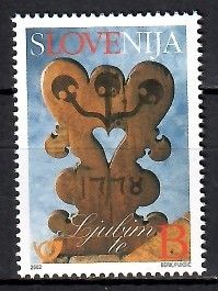 Znaczek Słowenia 2002 Mi 377 Czyste **