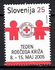 Znaczek Słowenia 2005 Mi zwa 38 Czyste **