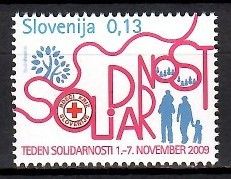 Znaczek Słowenia 2009 Mi zwa 59 Czyste **