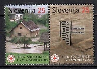 Znaczek Słowenia 2005 Mi 39-40 Czyste **