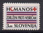 Znaczek Słowenia 1992 Mi zwa 1 Czyste **