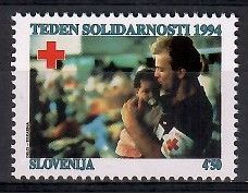 Znaczek Słowenia 1994 Mi zwa 8 Czyste **