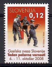 Znaczek Słowenia 2008 Mi zwa 55 Czyste **