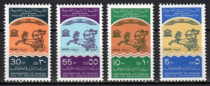 Znaczek Sharjah 1965 Mi 181-184 Czyste **