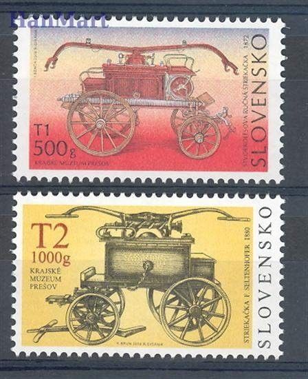Znaczek Słowacja 2008 Mi 579-580 Czyste **