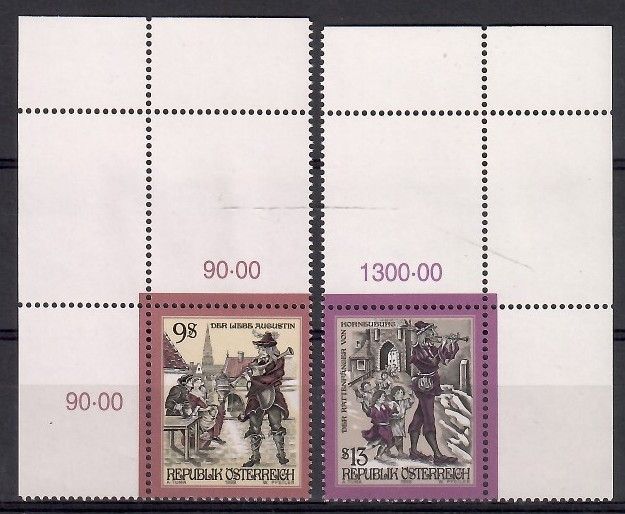 Znaczek Austria 1998 Mi 2240-2241 Czyste **