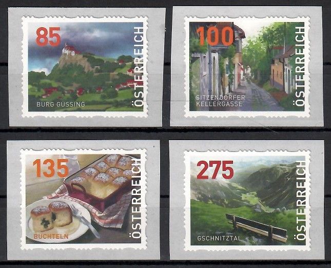 Znaczek Austria 2022 Mi DM 57-60 Czyste **