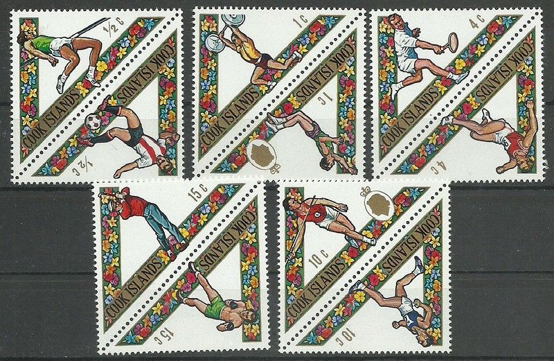 Znaczek Wyspy Cooka 1969 Mi 218-227 Czyste **