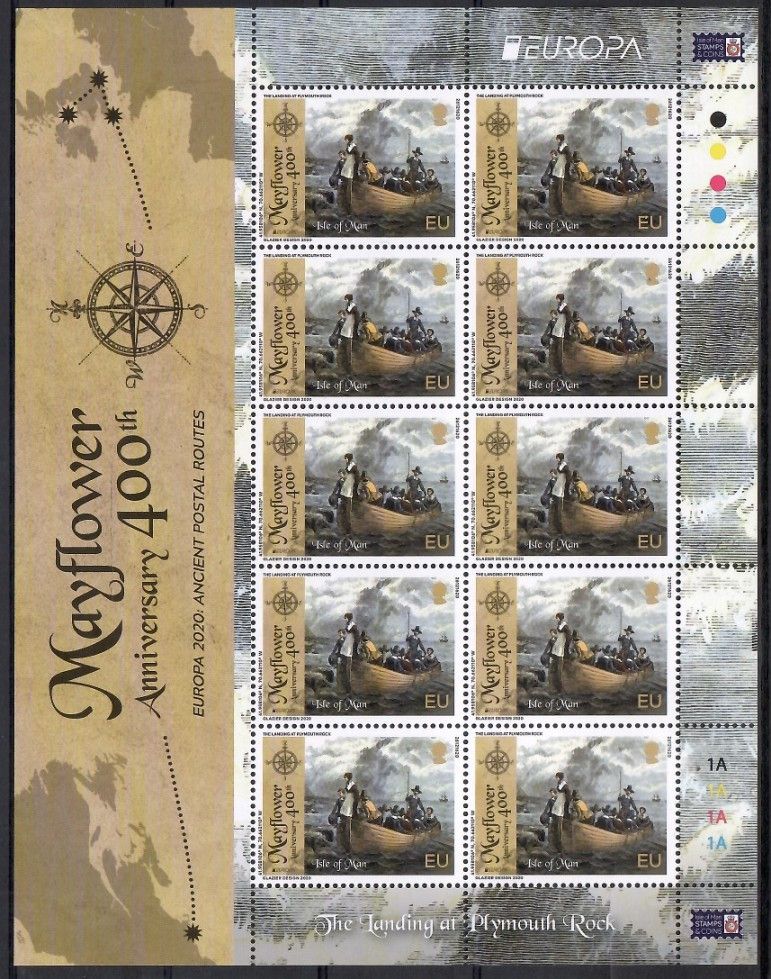 Znaczek Wyspa Man 2020 Mi ark 2586 Czyste **