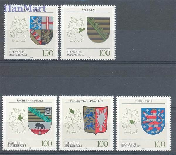 Znaczek Niemcy 1994 Mi 1712-1716 Czyste **