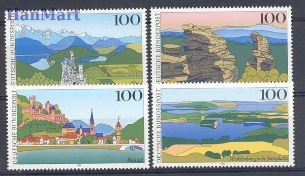 Znaczek Niemcy 1994 Mi 1742-1745 Czyste **
