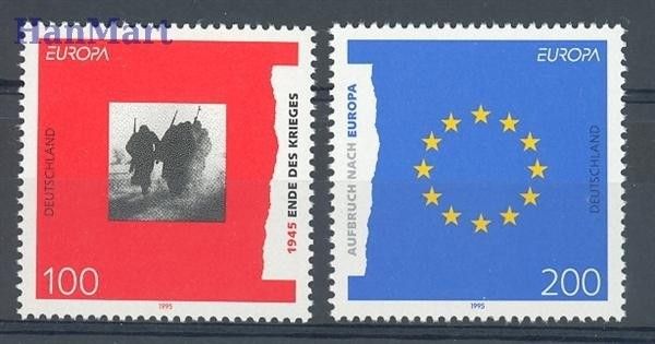 Znaczek Niemcy 1995 Mi 1790-1791 Czyste **