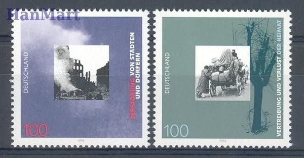 Znaczek Niemcy 1995 Mi 1794-1795 Czyste **
