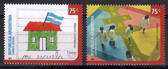 Znaczek Argentyna 2002 Mi 2709-2710 Czyste **