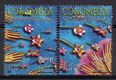 Znaczek Kolumbia 1999 Mi 2139-2140 Czyste **
