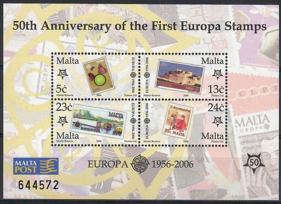 Znaczek Malta 2006 Mi bl 32 Czyste **