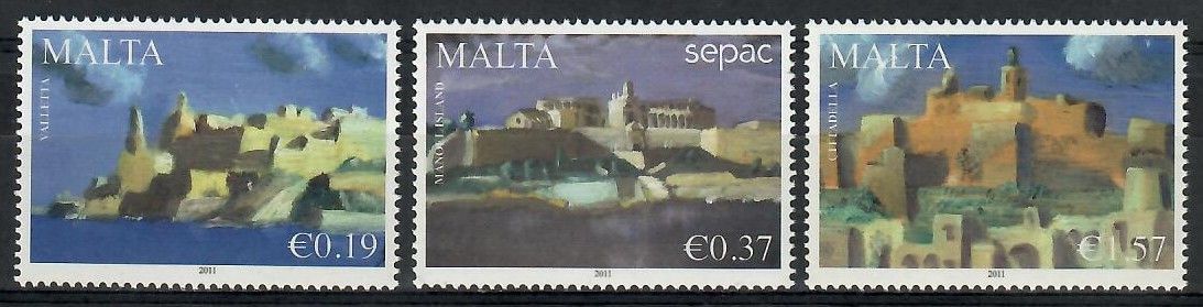 Znaczek Malta 2011 Mi 1658-1660 Czyste **
