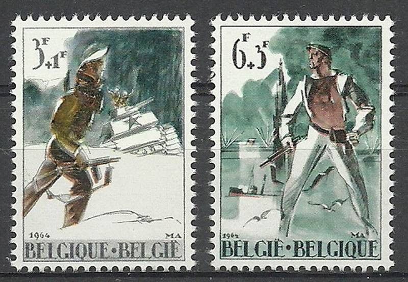 Znaczek Belgia 1964 Mi 1356-1357 Czyste **