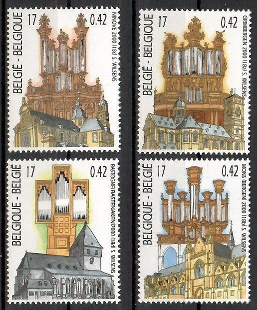 Znaczek Belgia 2000 Mi 2977-2980 Czyste **