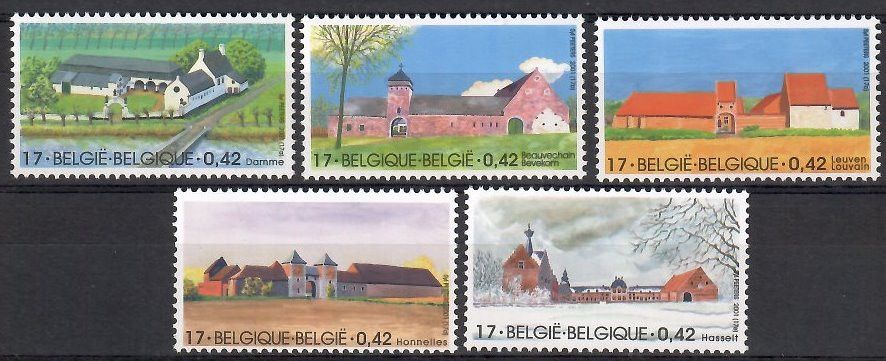 Znaczek Belgia 2001