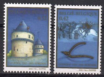 Znaczek Belgia 2002 Mi 3137-3138 Czyste **