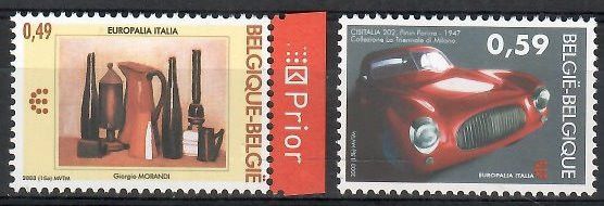 Belgia 2003 Mi 3254-3255 Czyste **