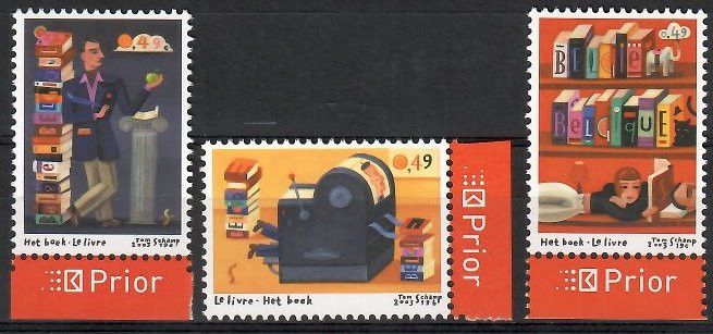 Znaczek Belgia 2003 Mi 3267-3269 Czyste **