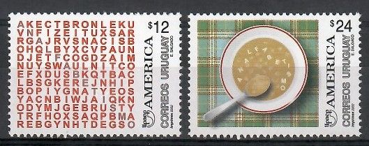 Znaczek Urugwaj 2002 Mi 2690-2691 Czyste **